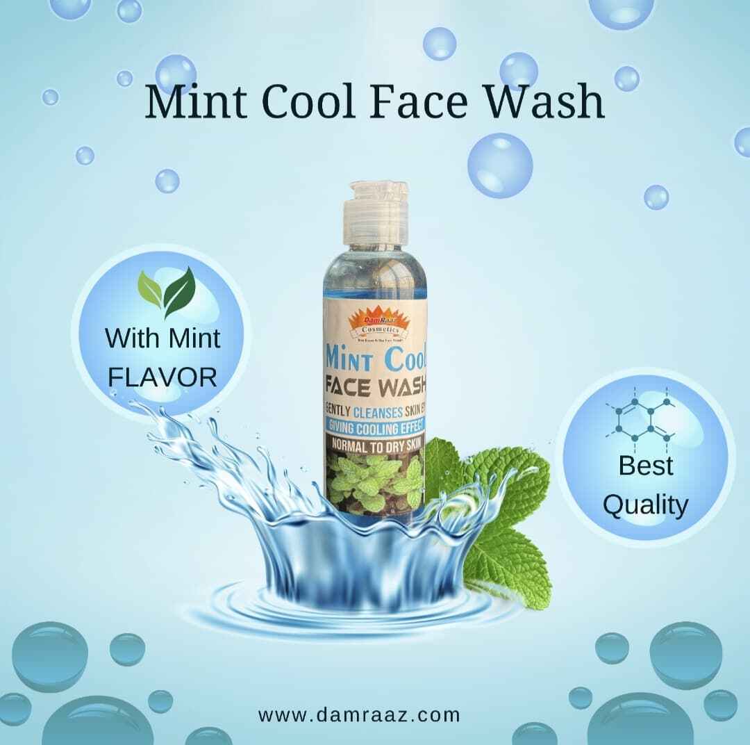 Mint cool face wash