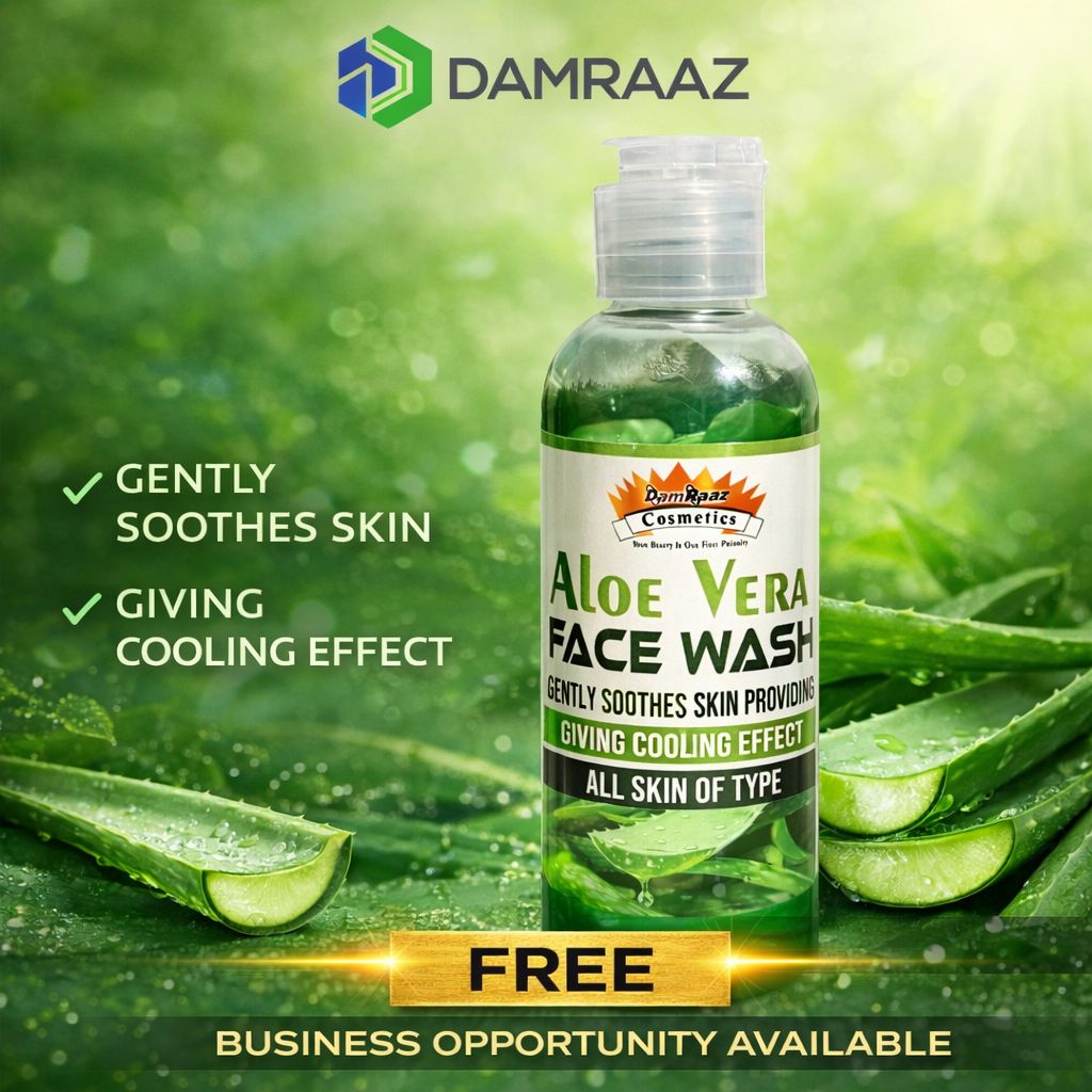 Aloe face wash