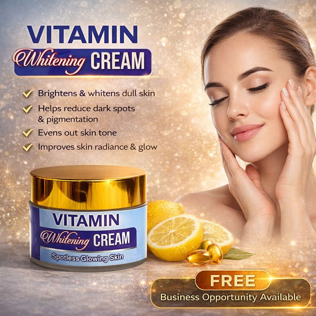 Vitamin whitening cream