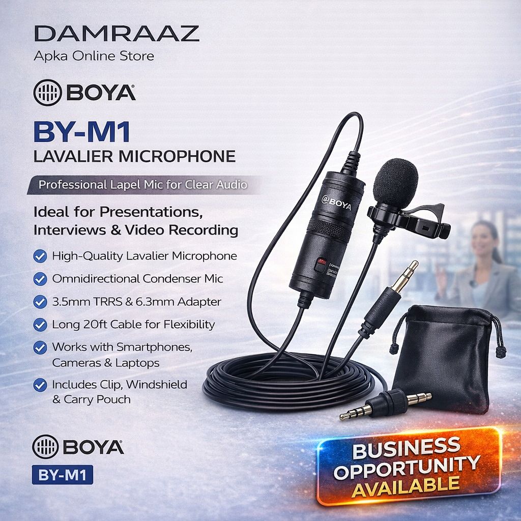 BOYA BY-M1 Lavalier Microphone