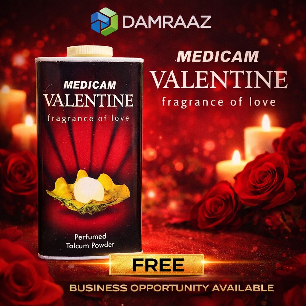 MEDICAM Valentine Perfumed Talcum Powder