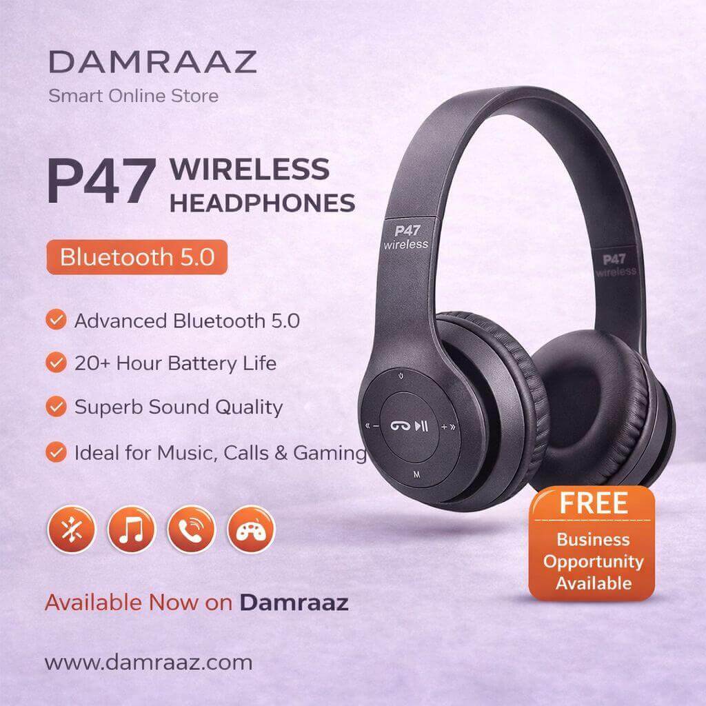 The P47 Wireless Headphones