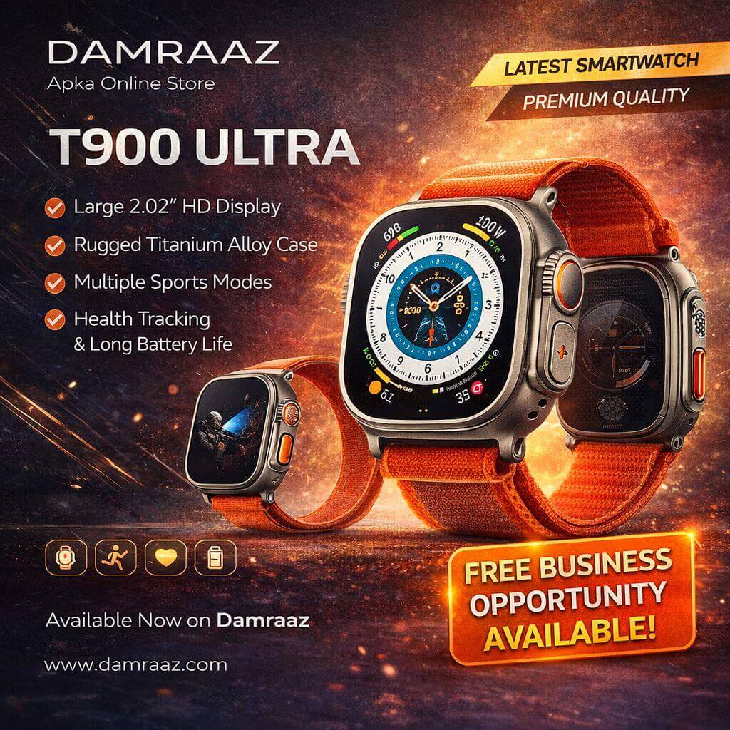T900 Ultra Smartwatch – Premium & Rugged Design