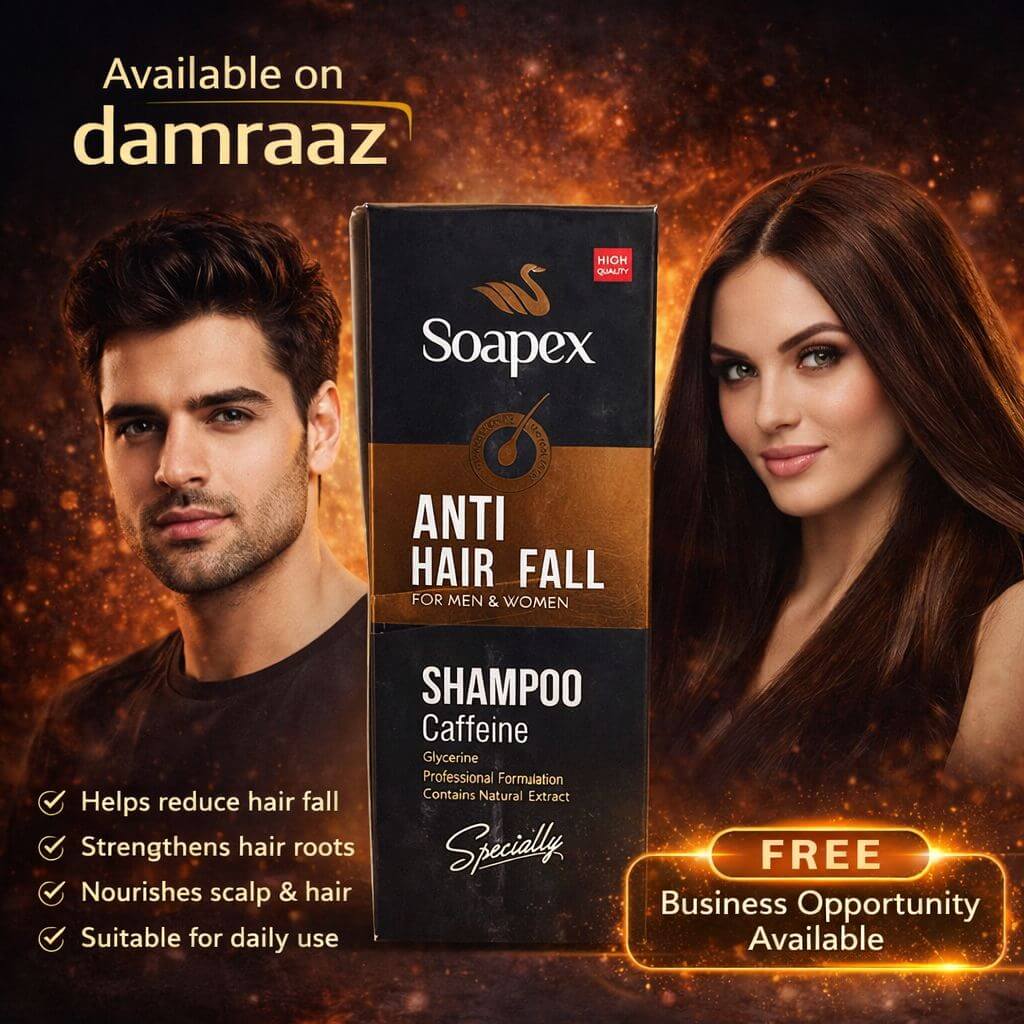 Soapex Anti Hair Fall Shampoo – Caffeine Formula