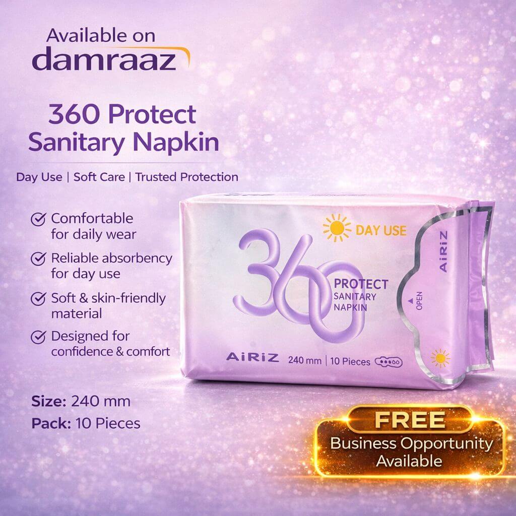 360 Protect Sanitary Napkin – Day Use (240 mm)