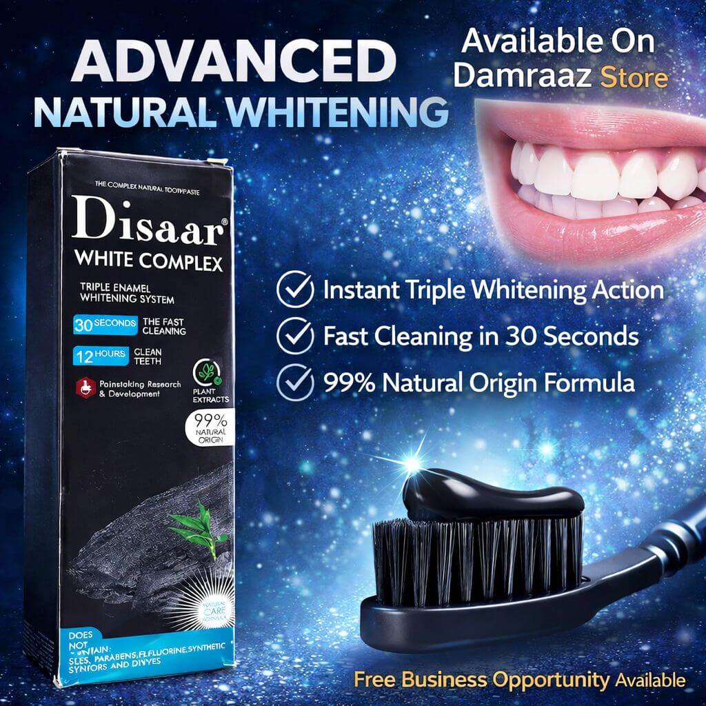 Disaar White Complex – Advanced Natural Whitening Toothpaste