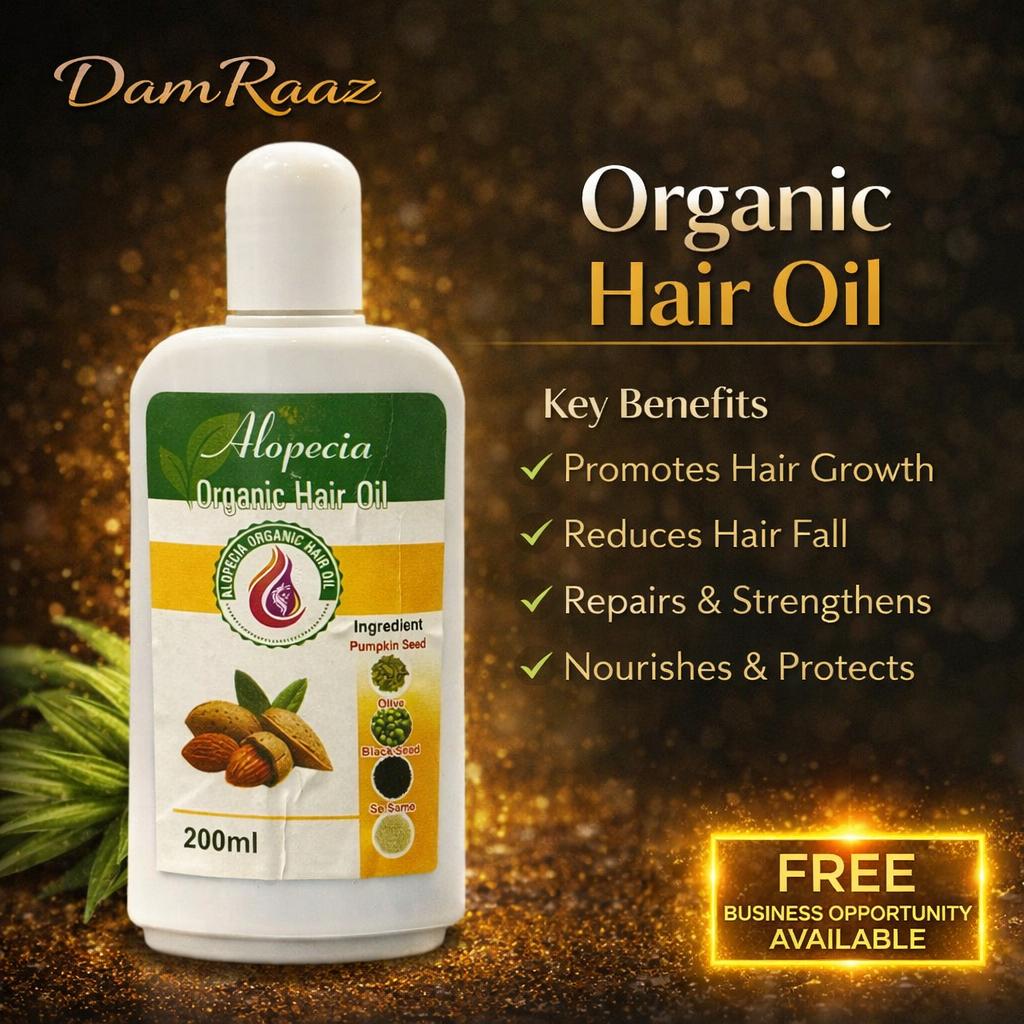 Alopecia Organic Hair Oil