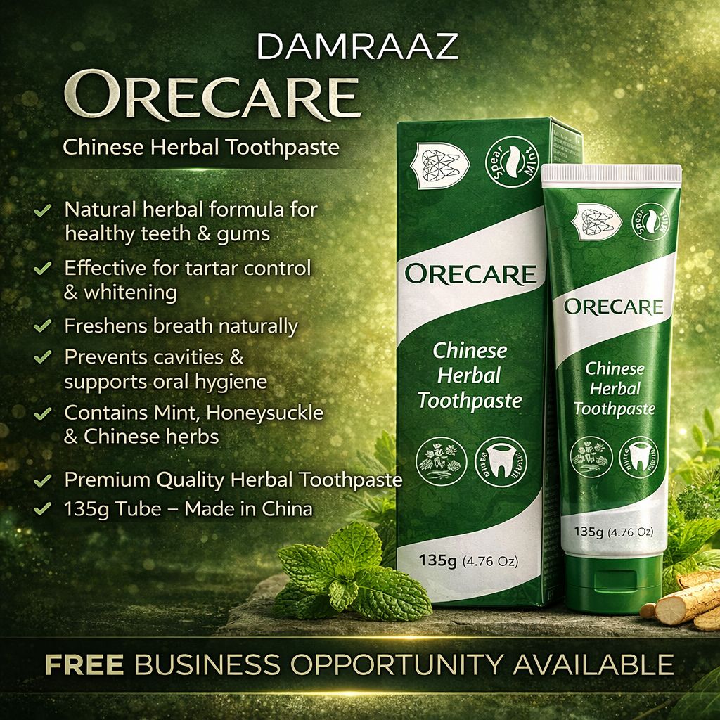 Orecare – Chinese Herbal Toothpaste (135g)
