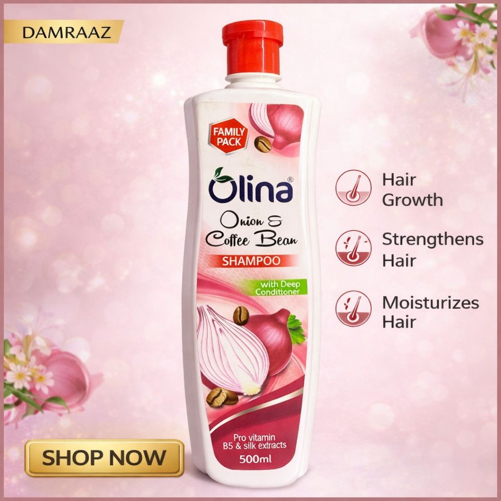 Olina Onion & Coffee Bean Shampoo (500ml)