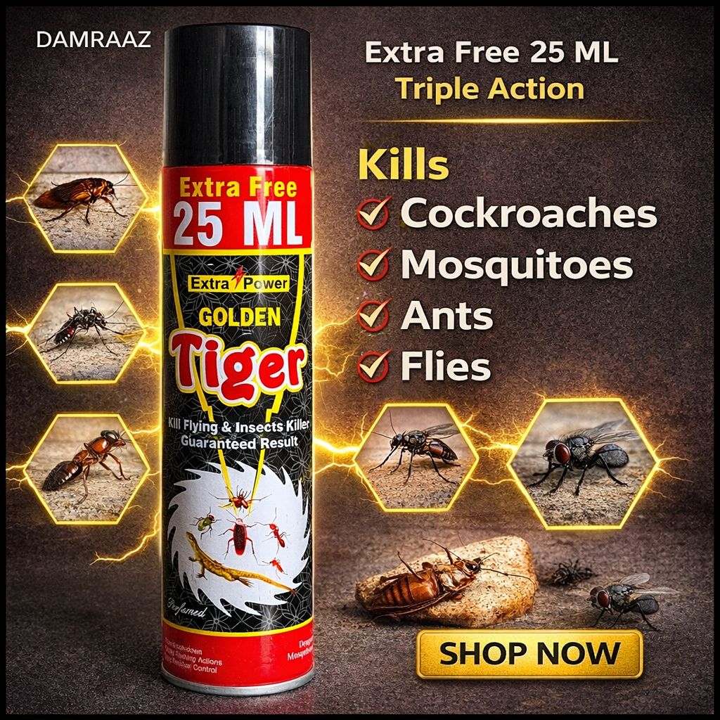 Golden Tiger Insect Killer Spray (Extra Power)