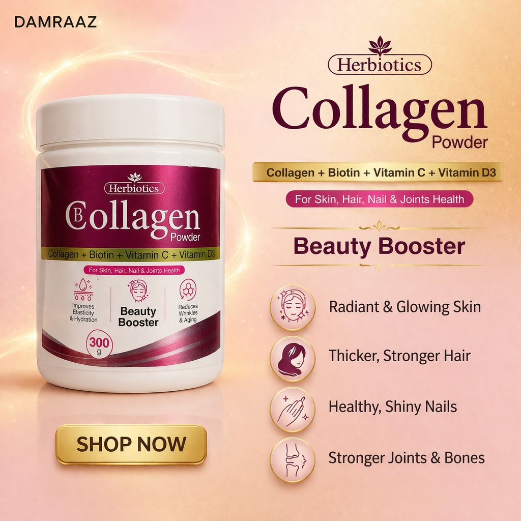 Herbiotics Collagen Powder – Beauty Booster (300g)