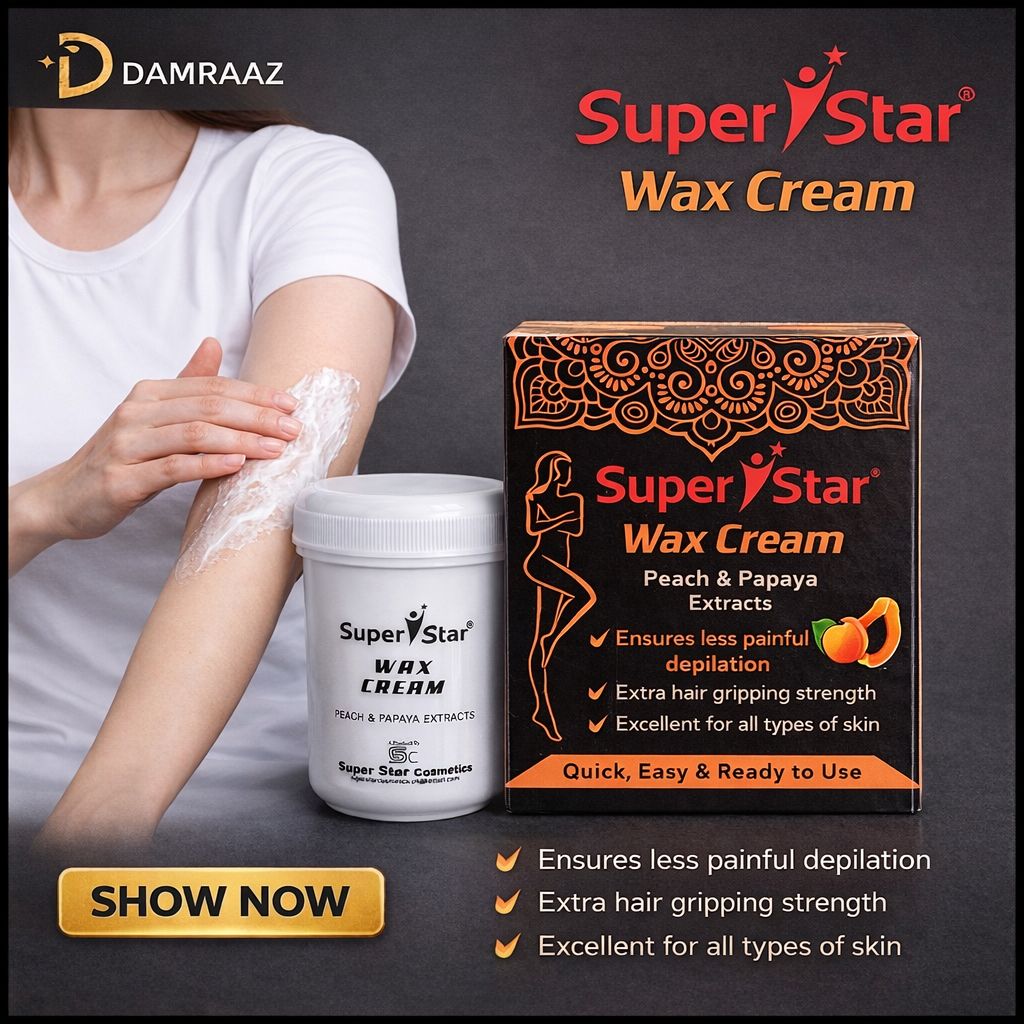Super Star Wax Cream – Peach & Papaya Extracts