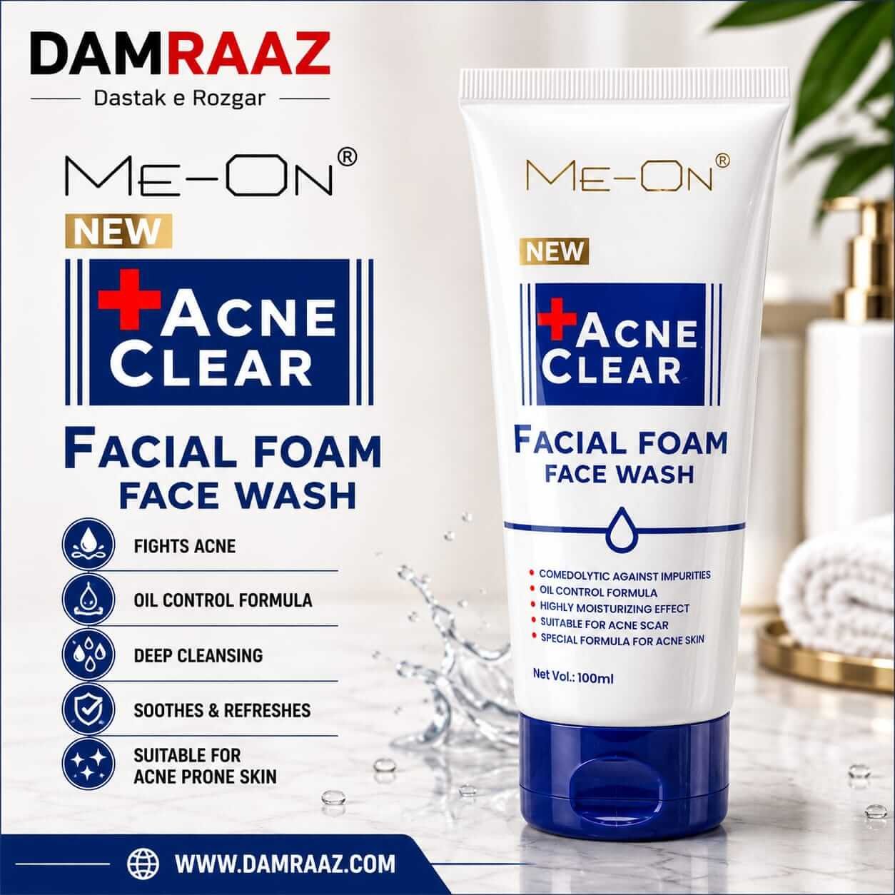 ME-ON Acne Clear Facial Foam