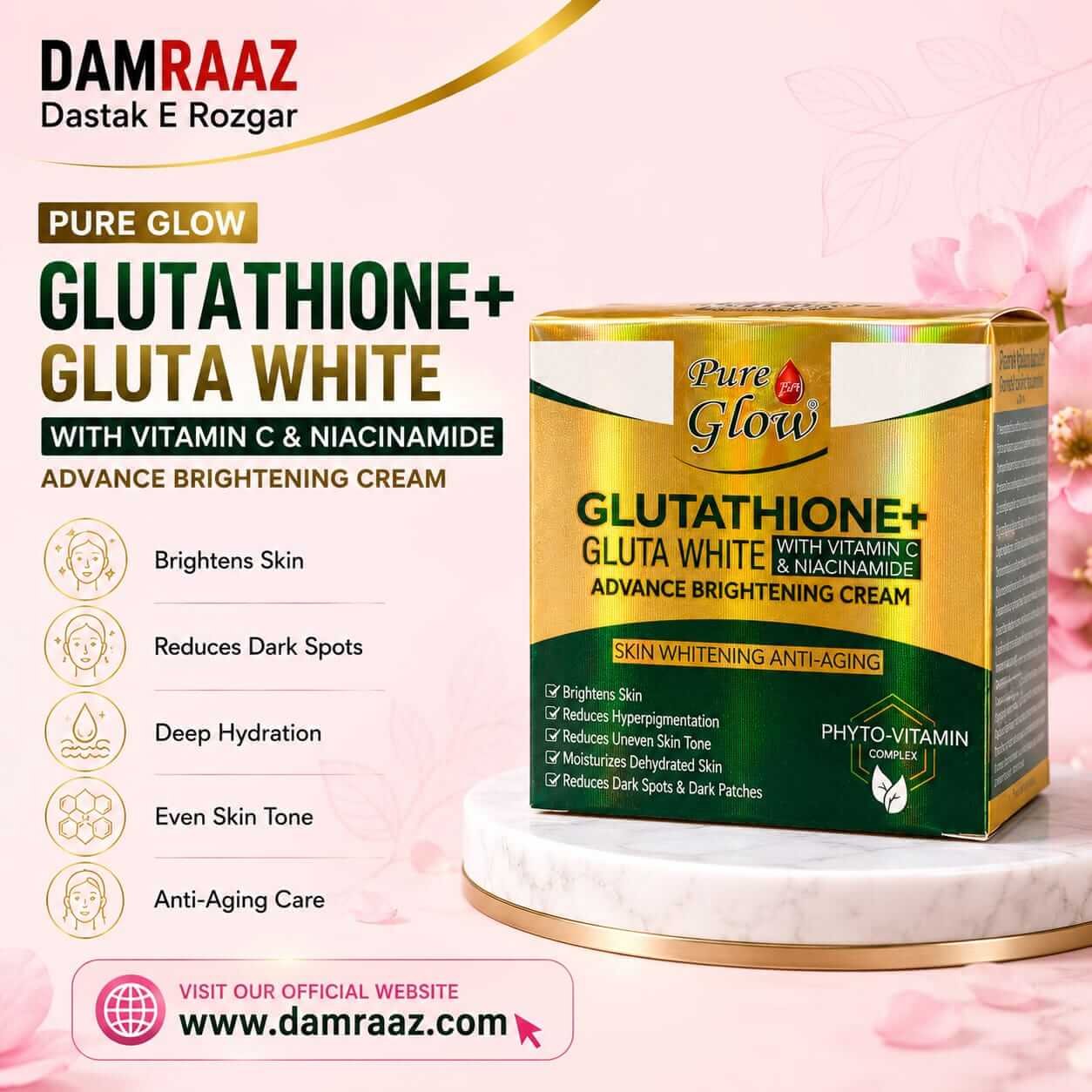 Glutathione+ Brightening Cream