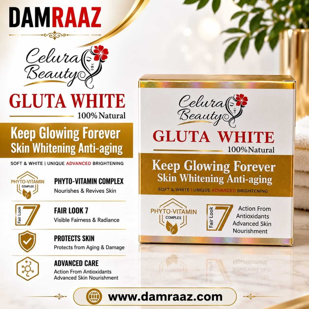 Celura Beauty Gluta White Cream