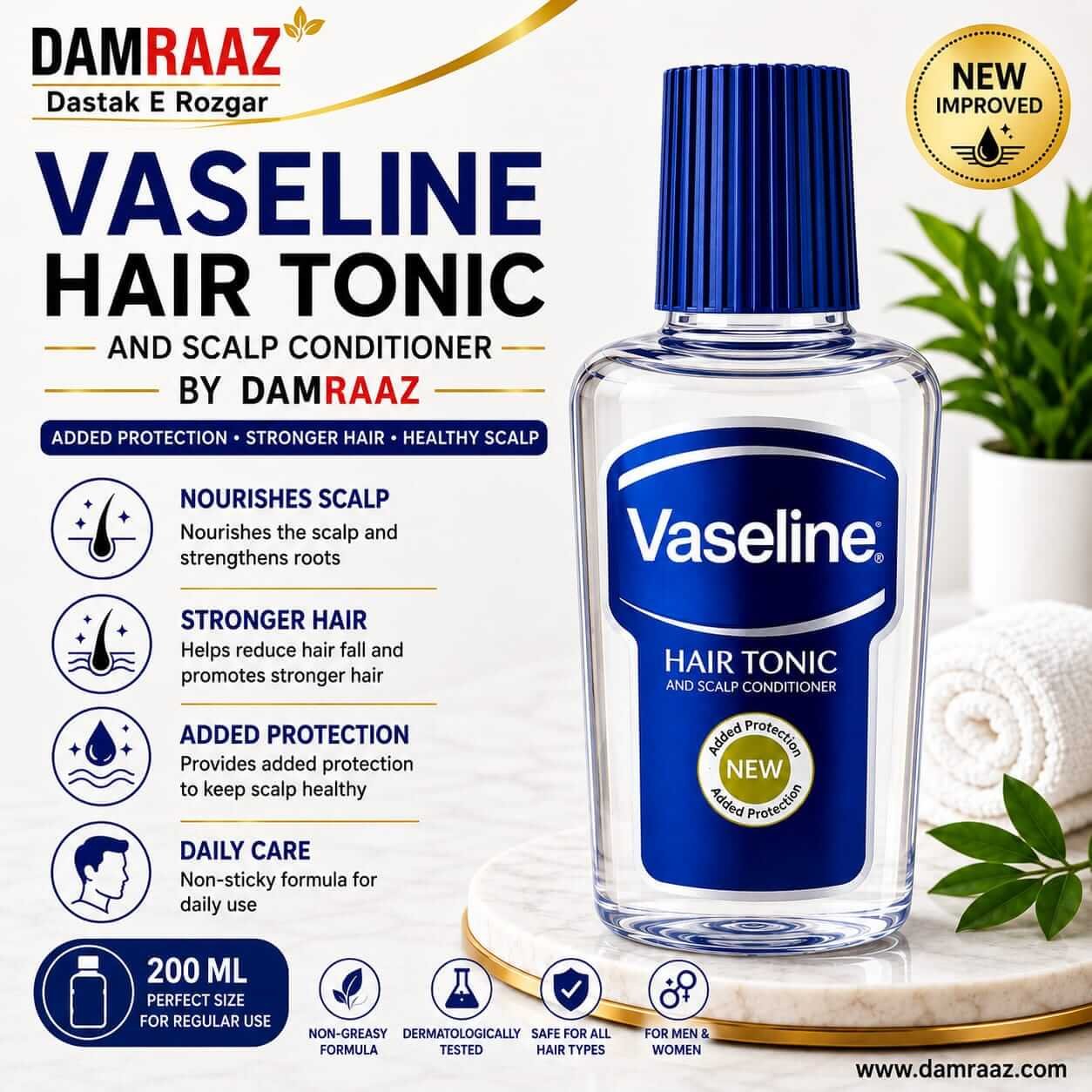 Vaseline Hair Tonic & Scalp Conditioner