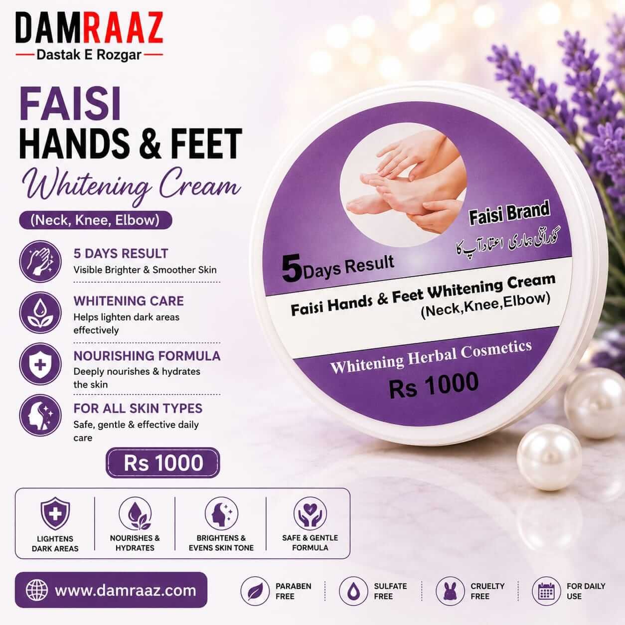 Faisi Hands & Feet Whitening Cream