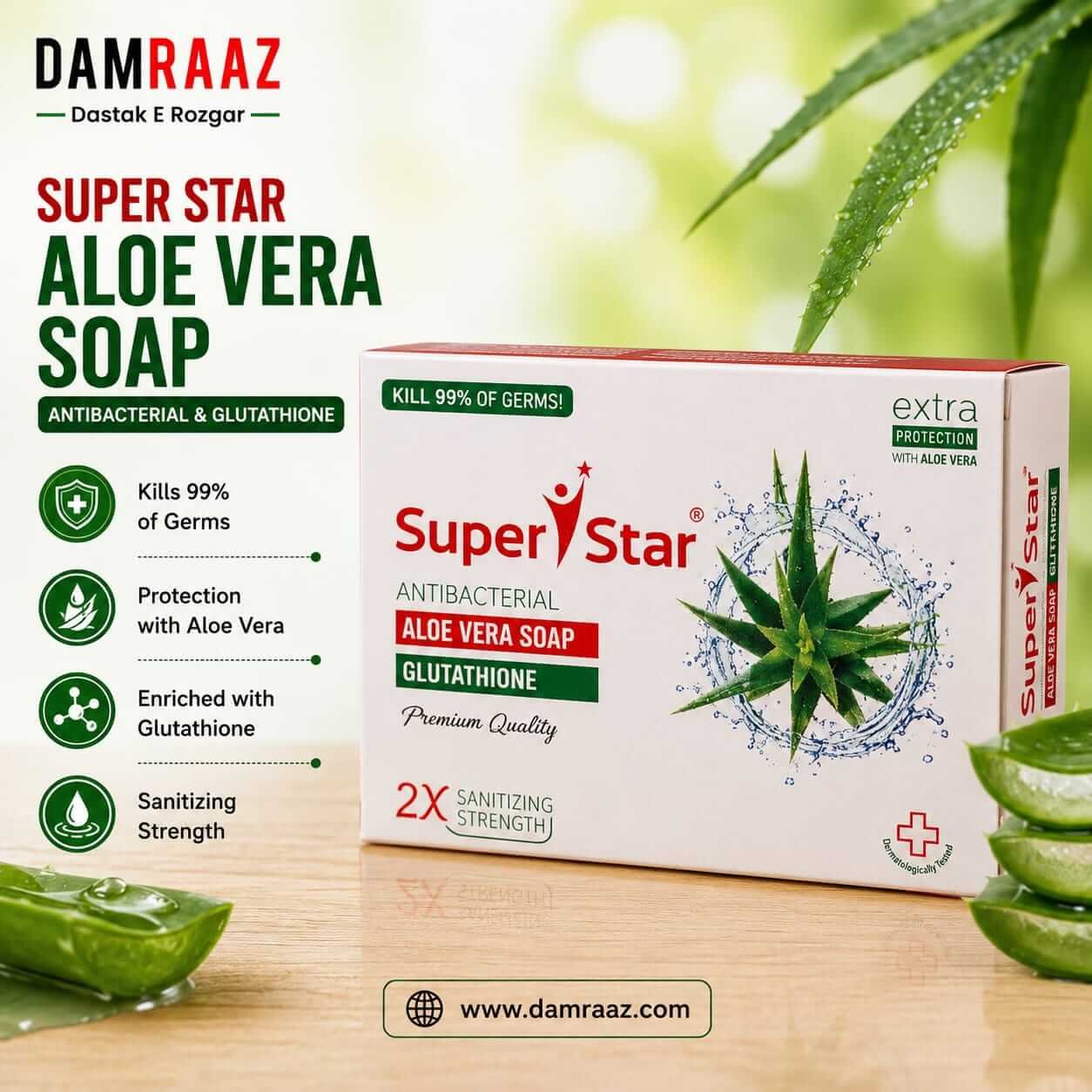 Super Star Aloe Vera Soap