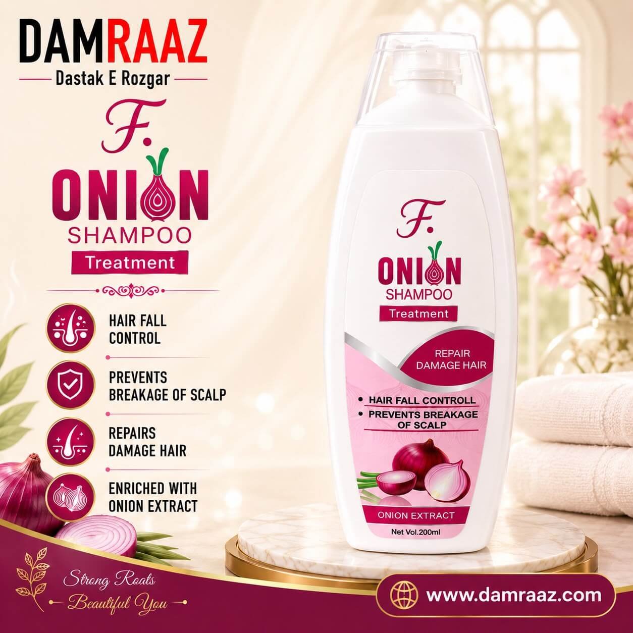 F. Onion Shampoo Treatment