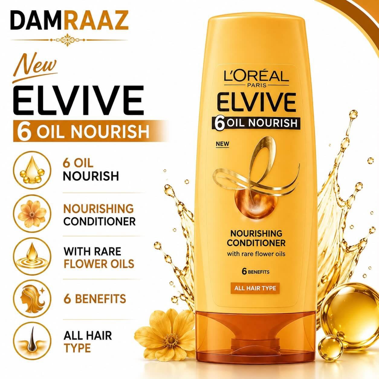 L'Oréal Paris Elvive 6 Oil Nourish Conditioner