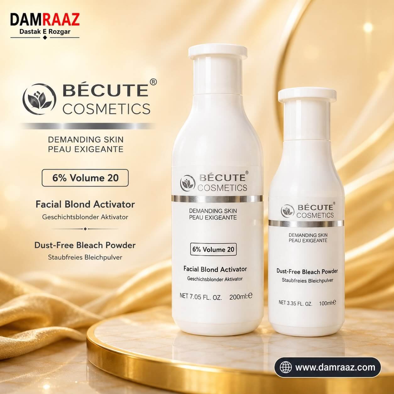 Bécute Cosmetics Facial Blond Activator