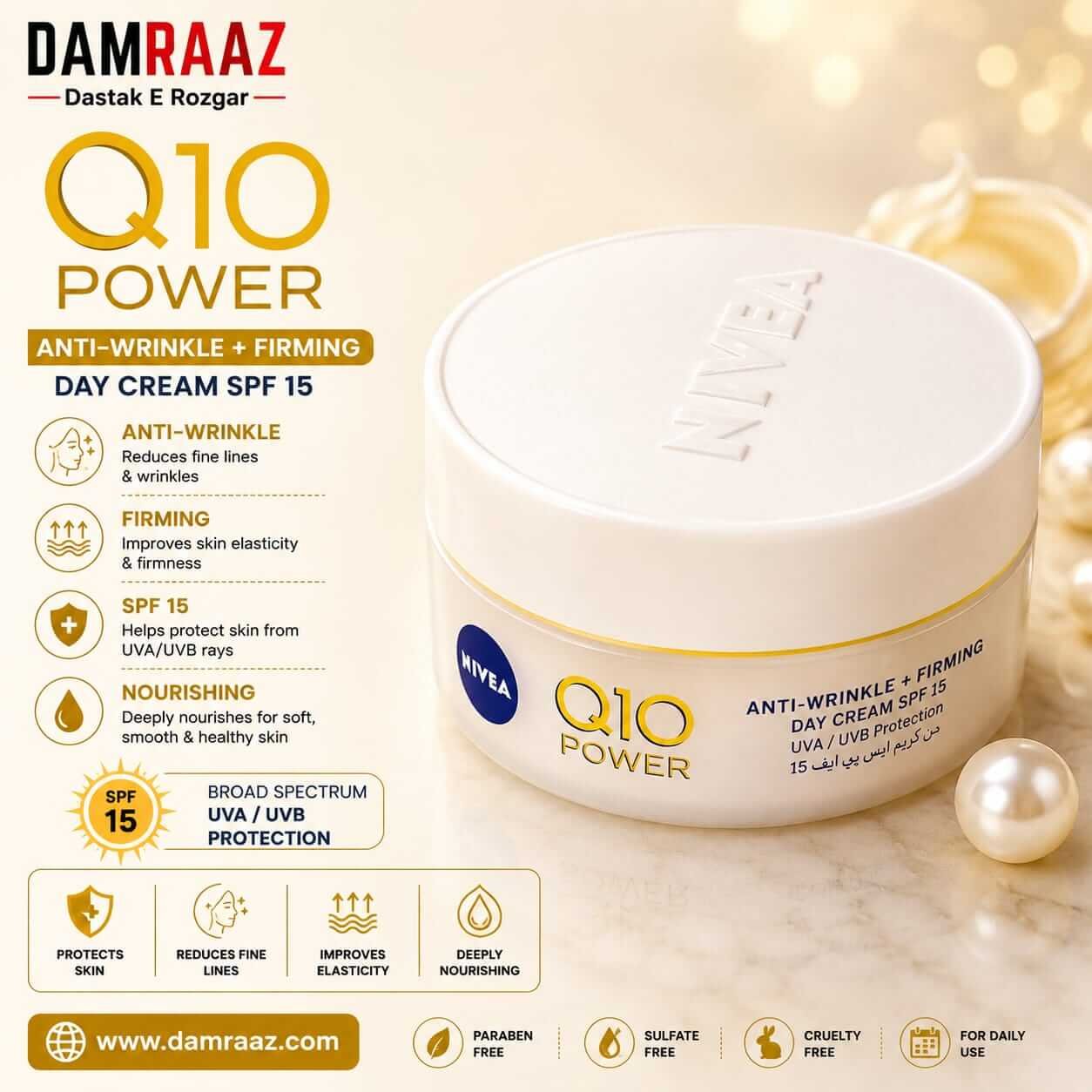 Q10 Power Day Cream SPF 15