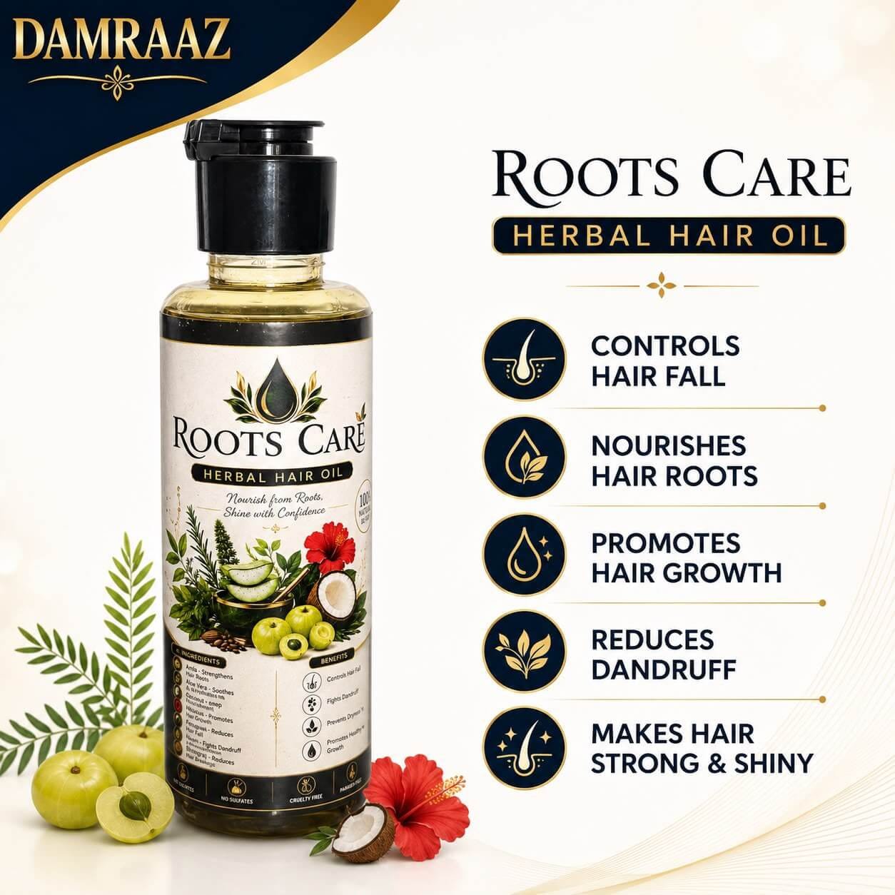 Roots Care Herbal Hair Oil