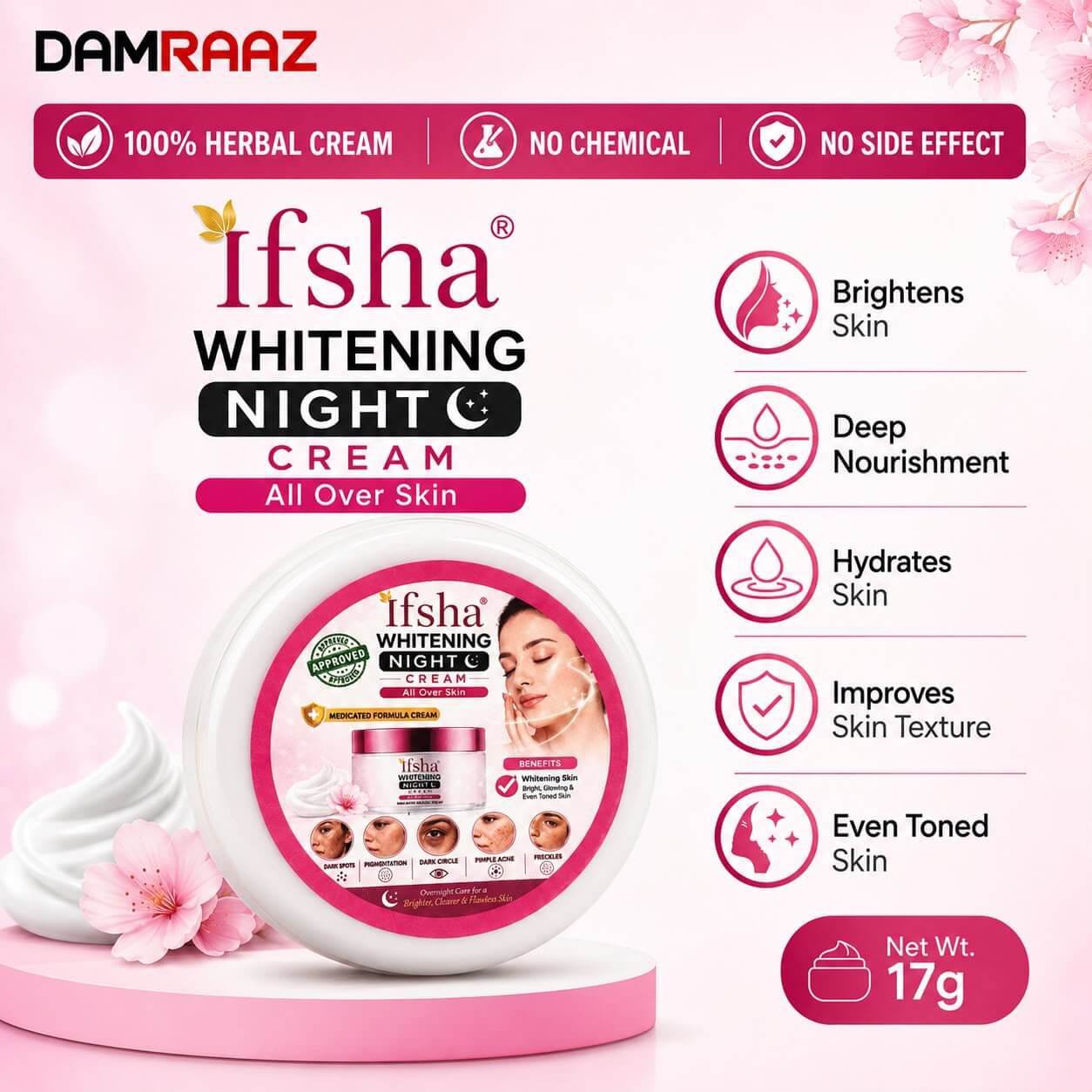 Ifsha Whitening Night Cream